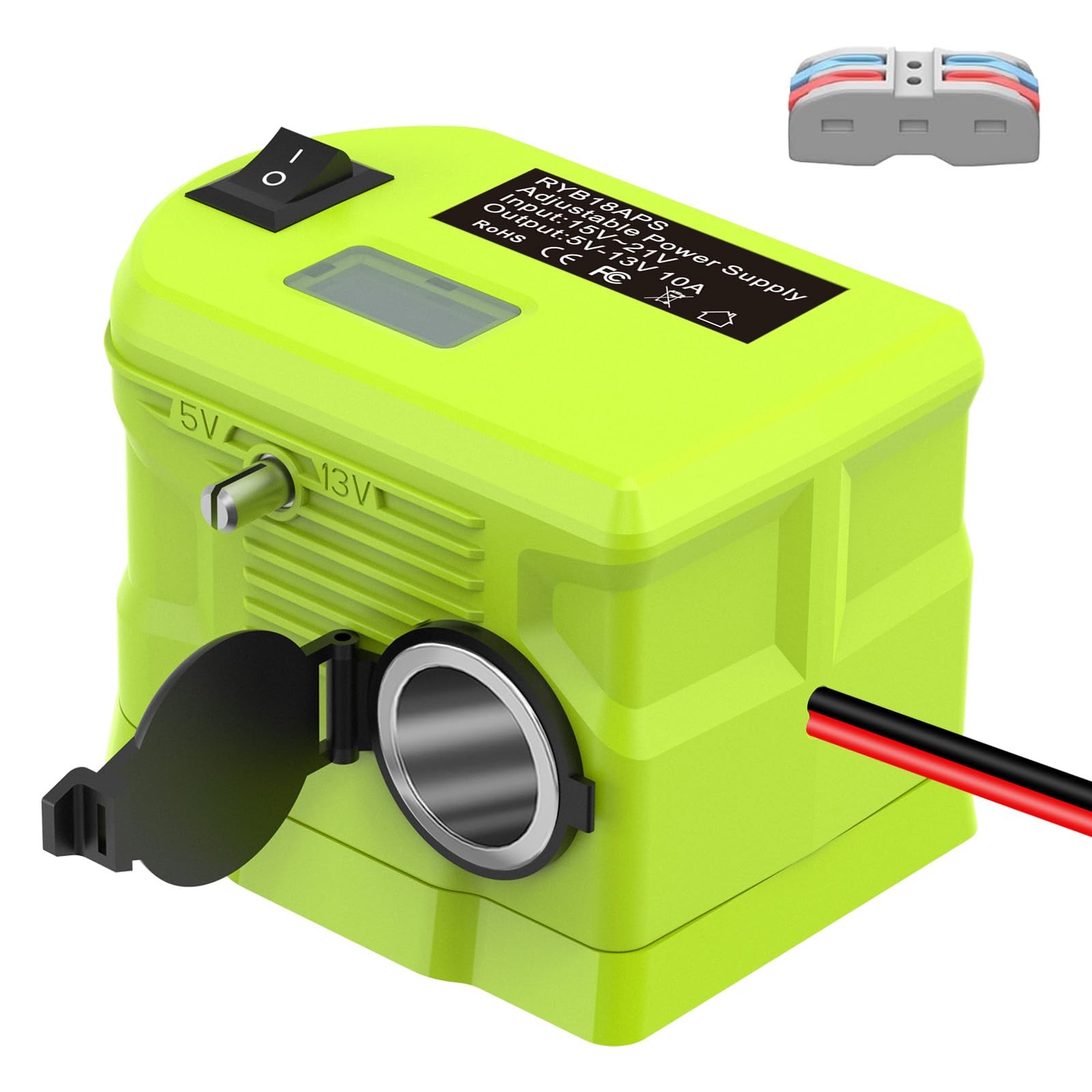 Step Down Adapter for Ryobi Battery, 18V to 12V Converter Voltage Regulator f…