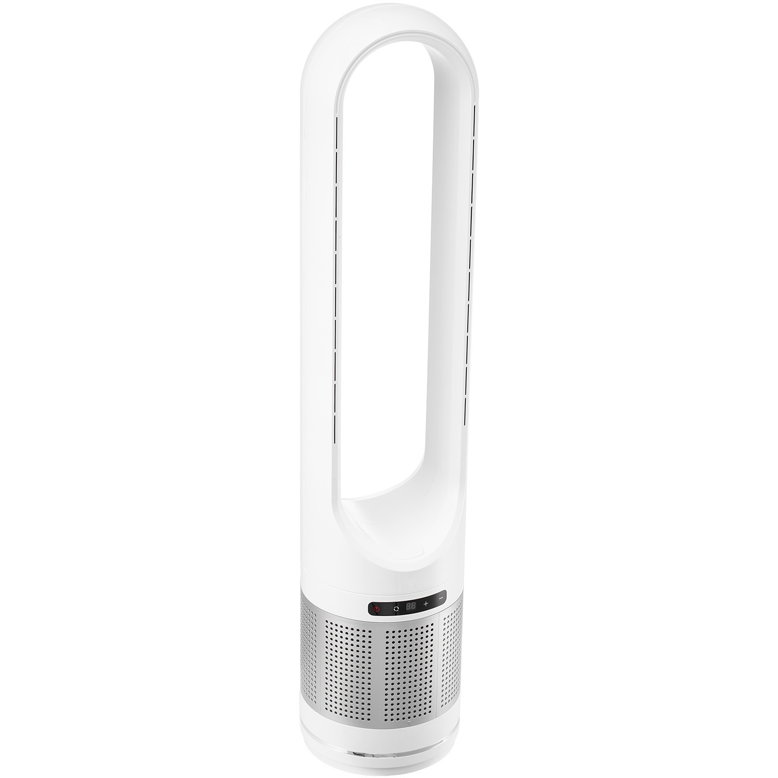 40″ Bladeless Tower Fan HEPA Air Purifier w/Remote Timer Oscillating Floor Fan