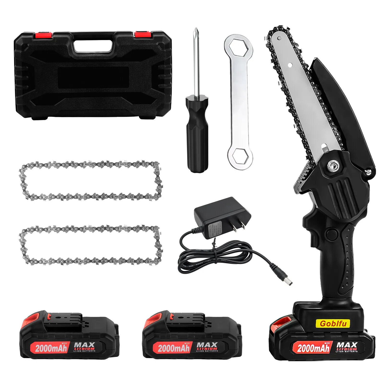 Mini Chainsaw 6 Inch Cordless Handheld Chainsaw Electric Chainsaw Tree Trimmer