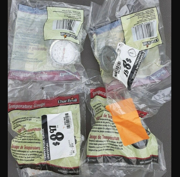 Universal CharBroil Kenmore NexGrill Weber Grill Temperature Gauge fit 3/8″ hole
