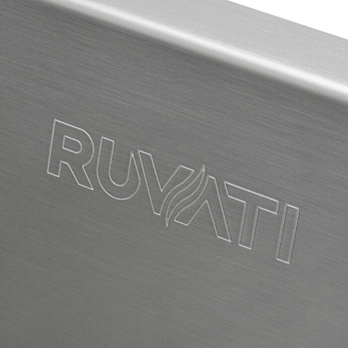 Ruvati 30-inch Slope Bottom Offset Drain Undermount Kitchen Sink – RVH7480