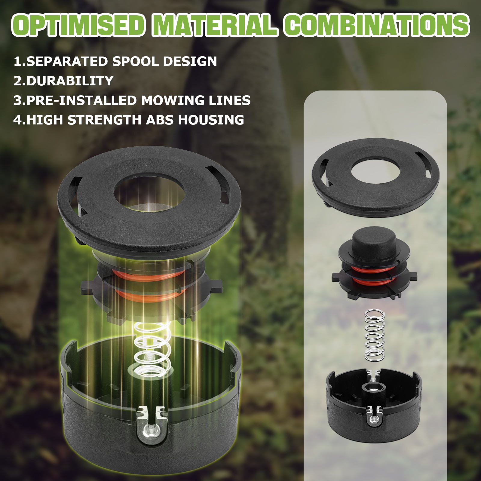 5-Pack 25-2 Trimmer Head For Stihl FS55 55R 56RC 85 90 90R 110 110RX 120 130 131