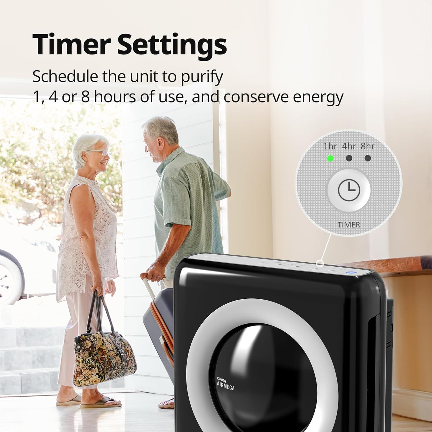 Air Purifier for Home up to 1,748Ft², HEPA Filter for Smoke, Allergies, Pet Dand