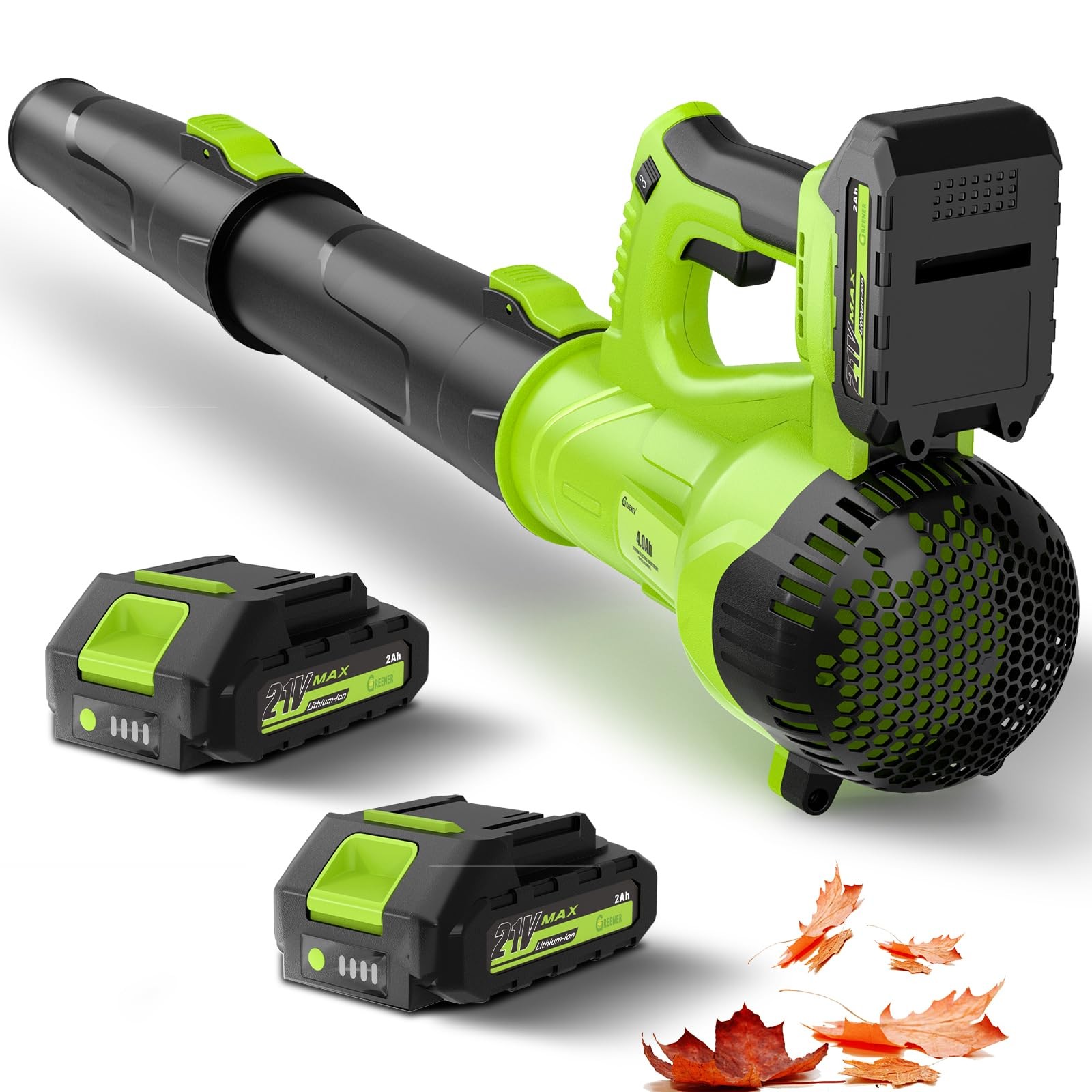GREENER 21V LEAF BLOWER CORDLESS – GREEN
