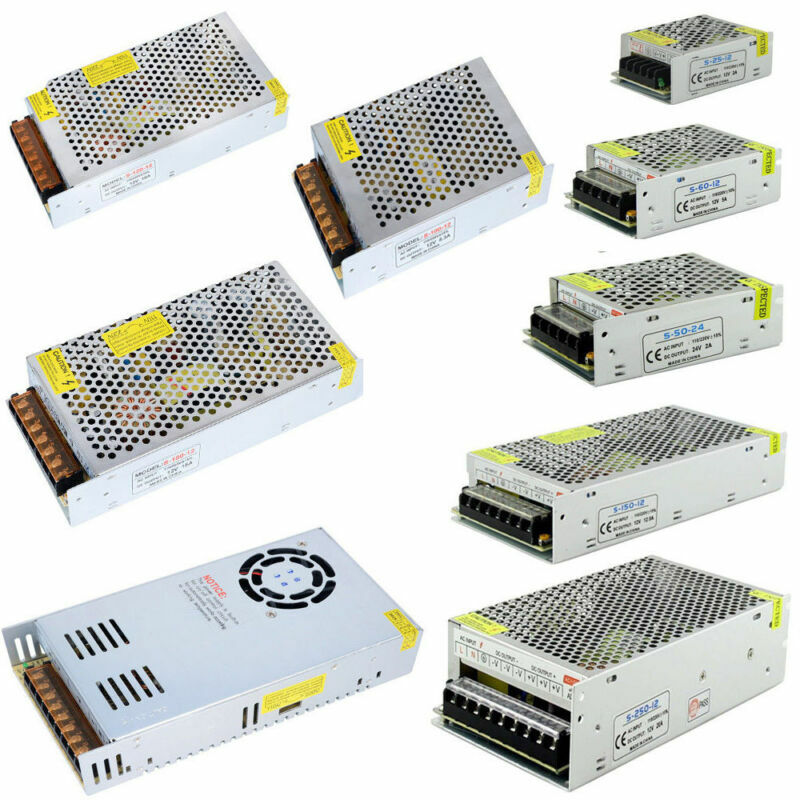 AC 110V-220V TO DC 5V 12V 24V 2A 10A 15A 20A 40A 60A Switch Power Supply Adapter