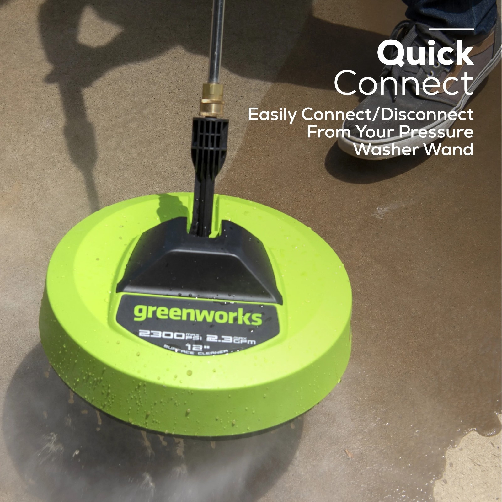 Greenworks 12 inch Rotating Surface Cleaner 2300 PSI SC120