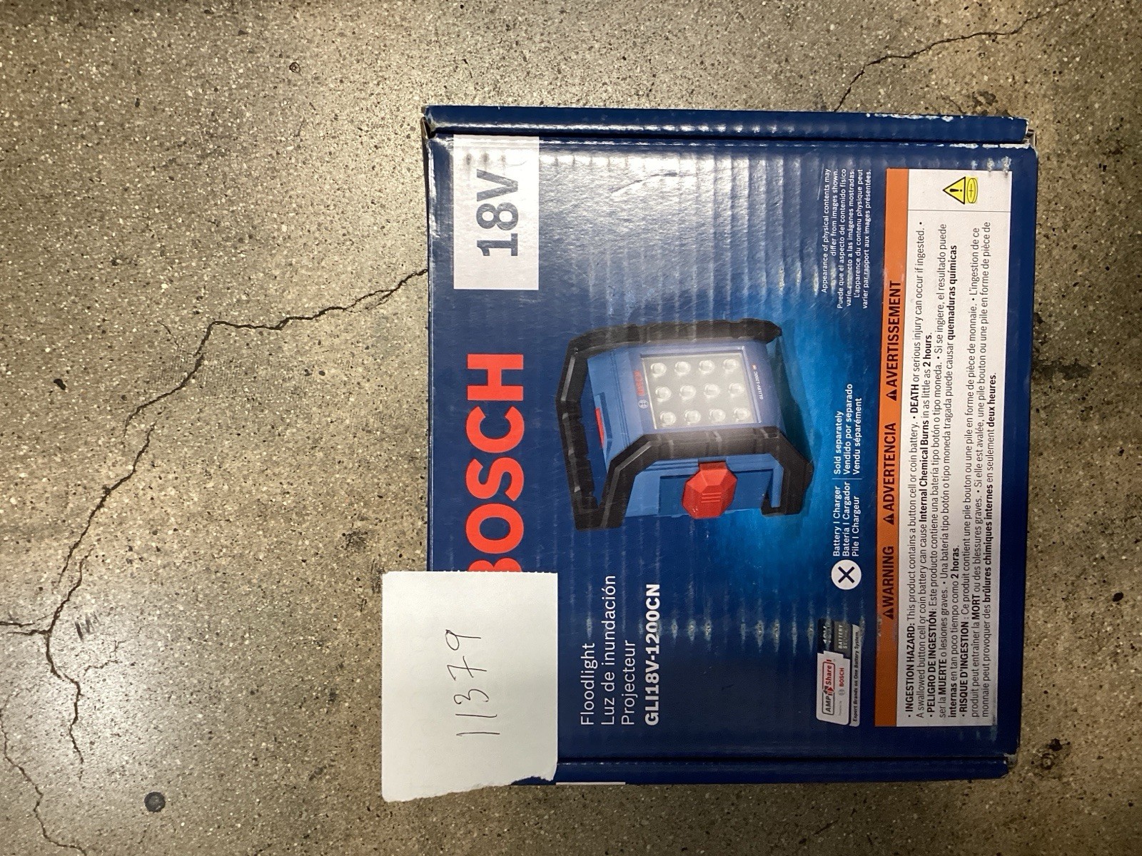 Bosch GLI18V-1200CN 18V Cordless LED Floodlight 1200 Lumens Bluetooth Bare Tool