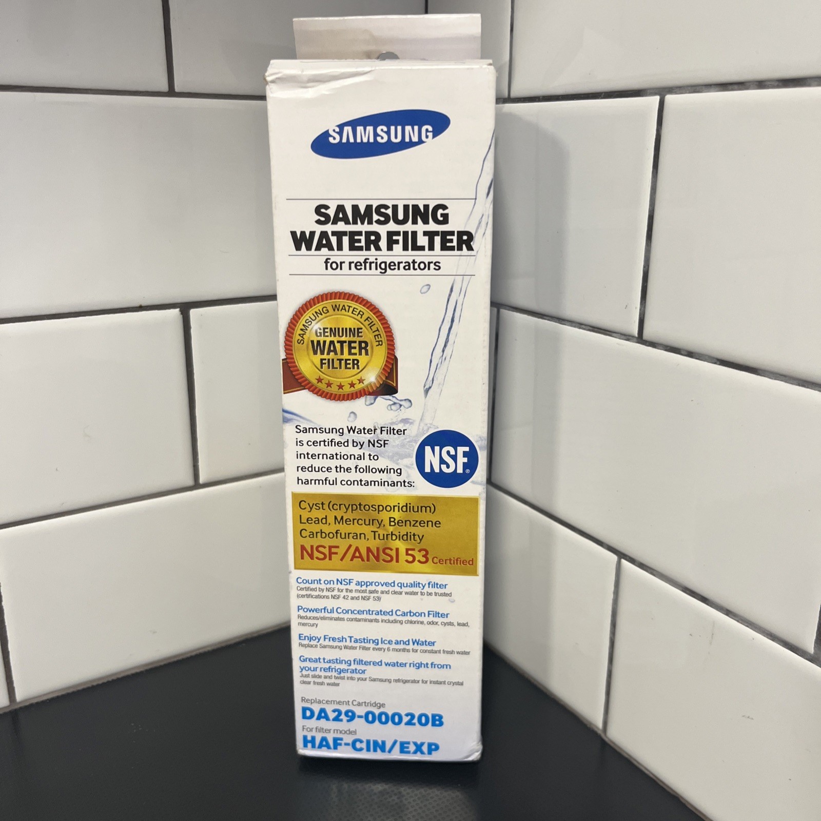 NEW Samsung DA29-00020B HAF-CIN/EXP Refrigerator Ice & Water Filter Genuine OEM