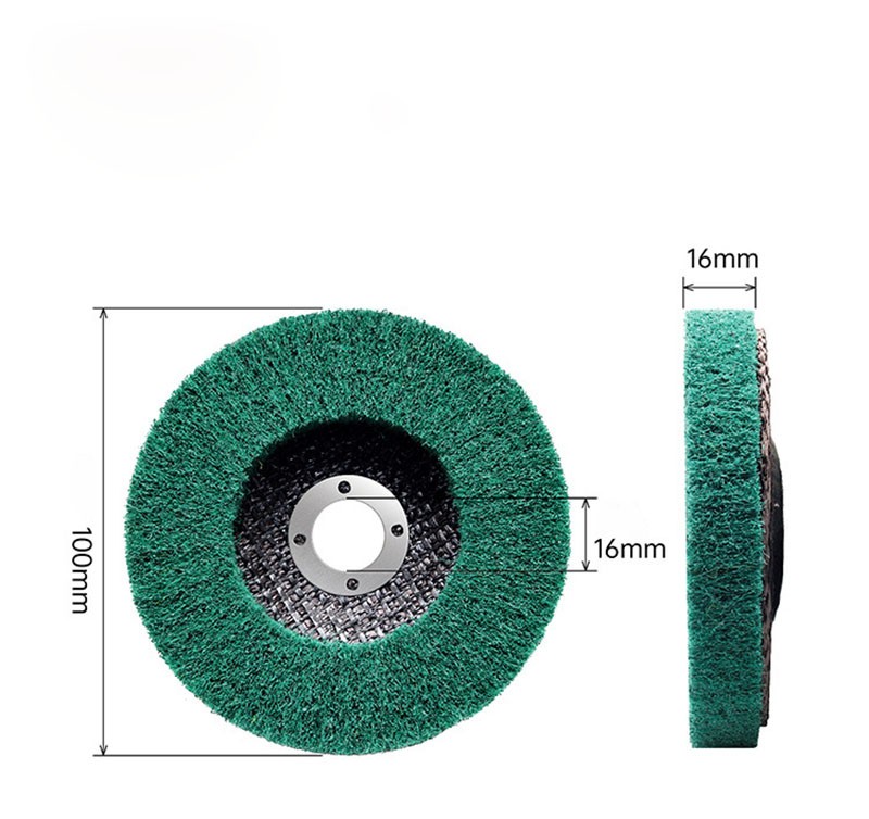 5PCS Metal Cleaning Polishing Wheel Pads 4-1/2 x7/8″ Flap Disc for Angle Grinder