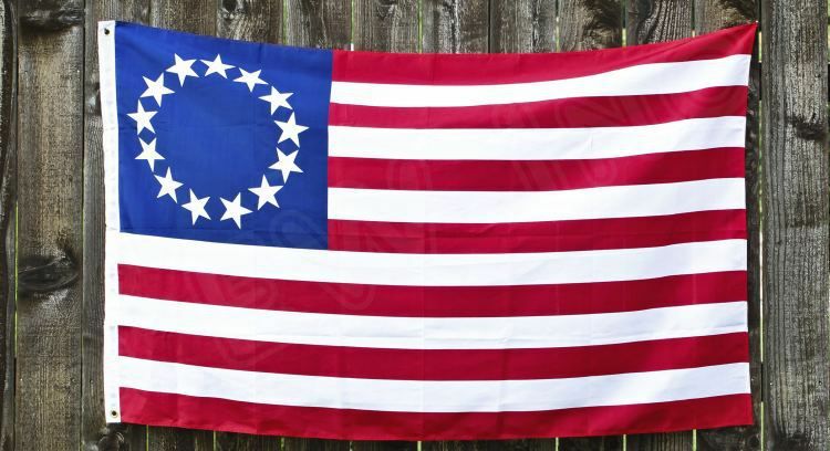 USA SELLER Betsy Ross Polyester Flag 3x5FT American Revolution Patriotic 13 Star