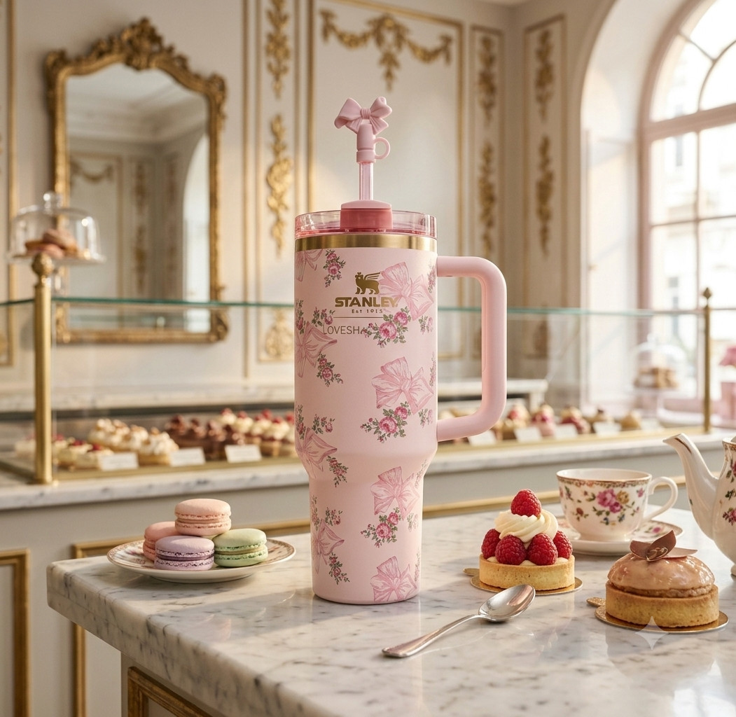 The Ultimate Coquette Collectible – Stanley x LoveShackFancy Quencher