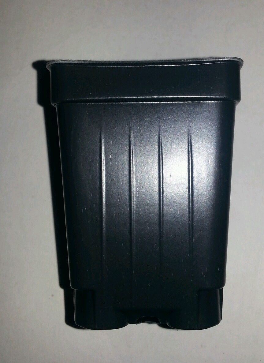 2.5 inch SQUARE BLACK NURSERY POTS – SET OF 800 – plastic flower