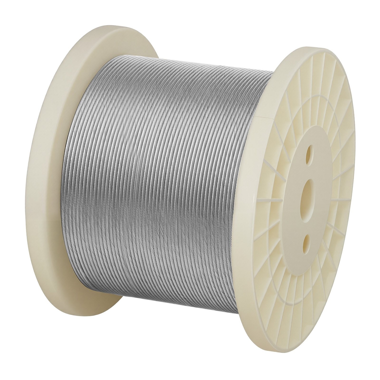 1/8 Inch Wire Rope, 1000 ft Length, 316 Stainless Steel Wire Cable with Cutter,