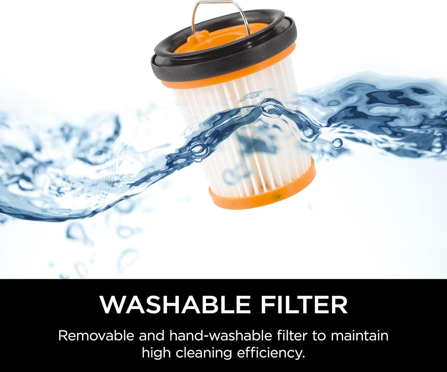 WV201 WANDVAC Handheld Vacuum, Lightweight at 1.4 Pounds with Powerful Suction,
