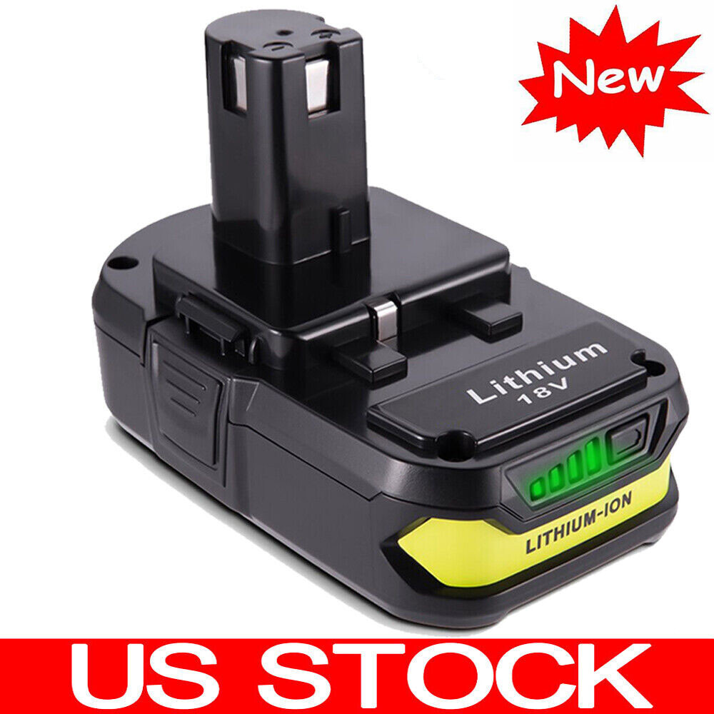 P102 P190 18V 3.6Ah Lithium-Ion Battery Replace For Ryobi P108 P104 P103 RB18L40