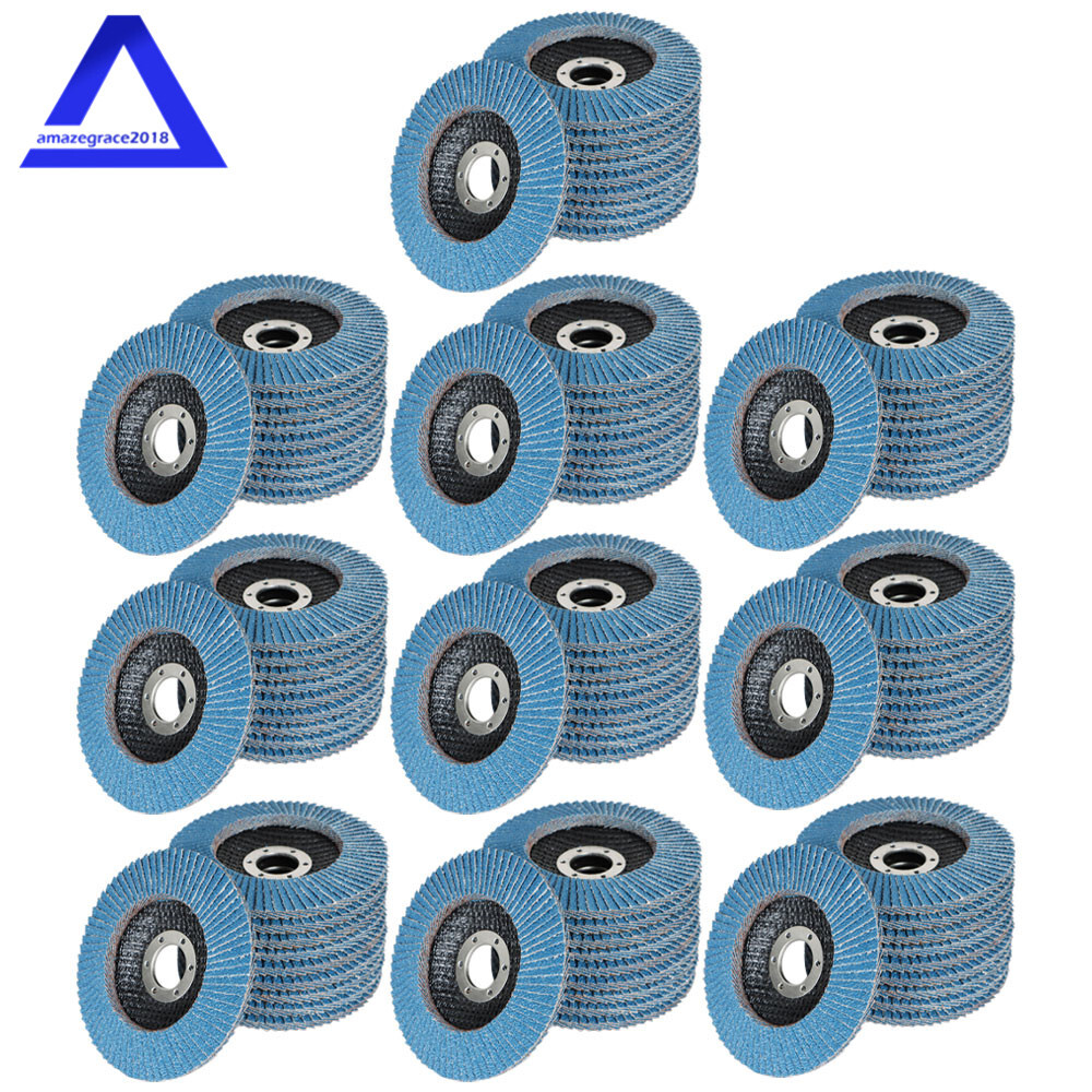 4-1/2″ Flap Sanding Disc 40 60 80 120 Grit 4.5 Grinding Wheels for Angle Grinder