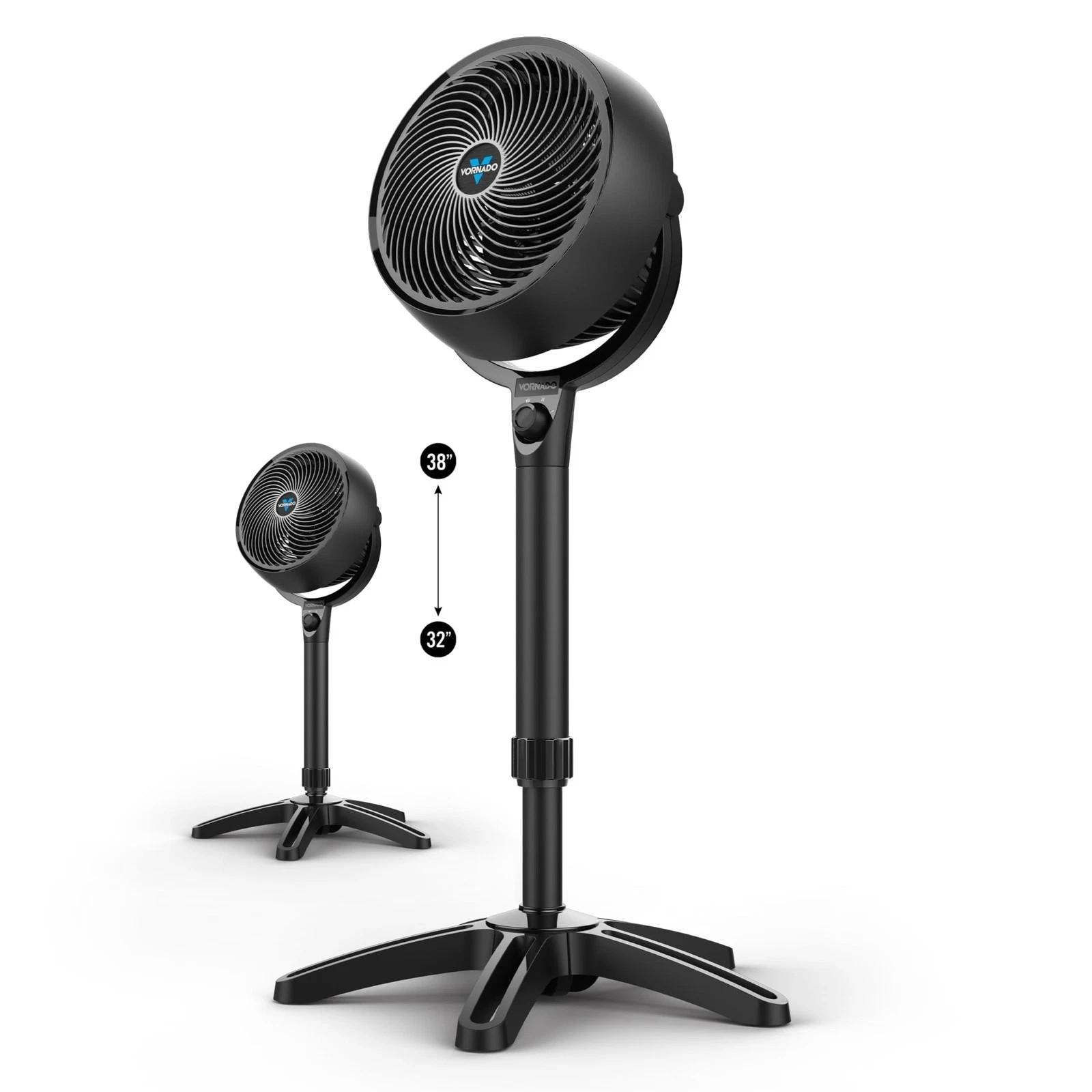 NEW Vornado 683 Pedestal Fan Whole Room Air Circulator 32-38 In. Adjust Height