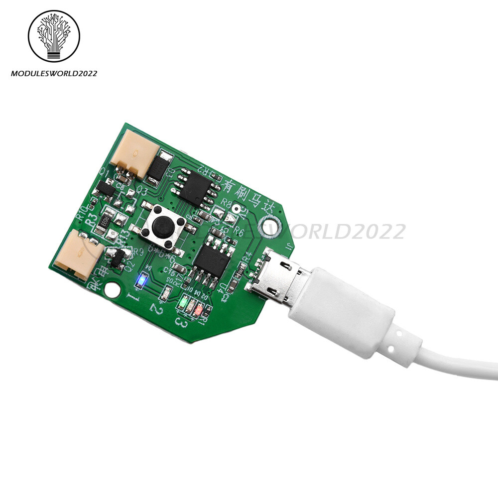 3.7V Universal USB Rechargeable Small Fan Circuit Board Mobile Fan Control Board