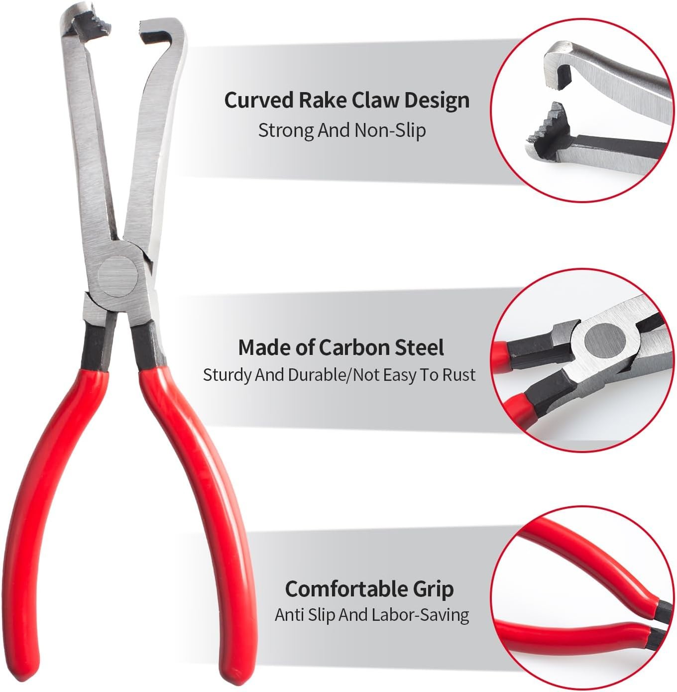4Pcs Electrical Disconnect Pliers 60° Automotive Electrical Connector Separator