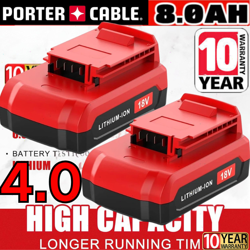 2PACK 18V Lithium Ion Battery FOR Porter Cable 18 Volt PC18B PC18BL PC18BLX Tool