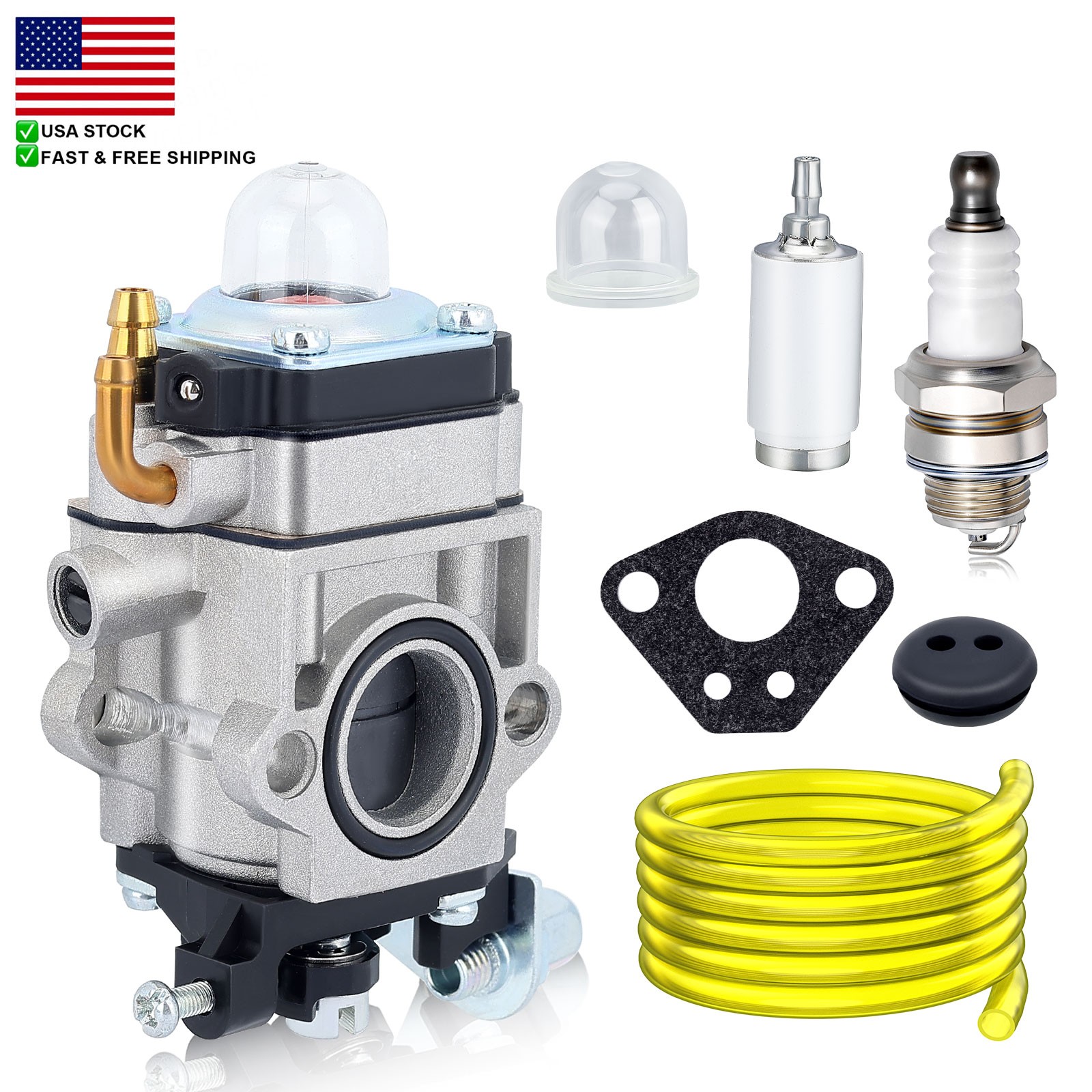2-stroke 40cc 43cc 52cc Carburetor For Chinese Brush Cutter Blower Hedge Trimmer