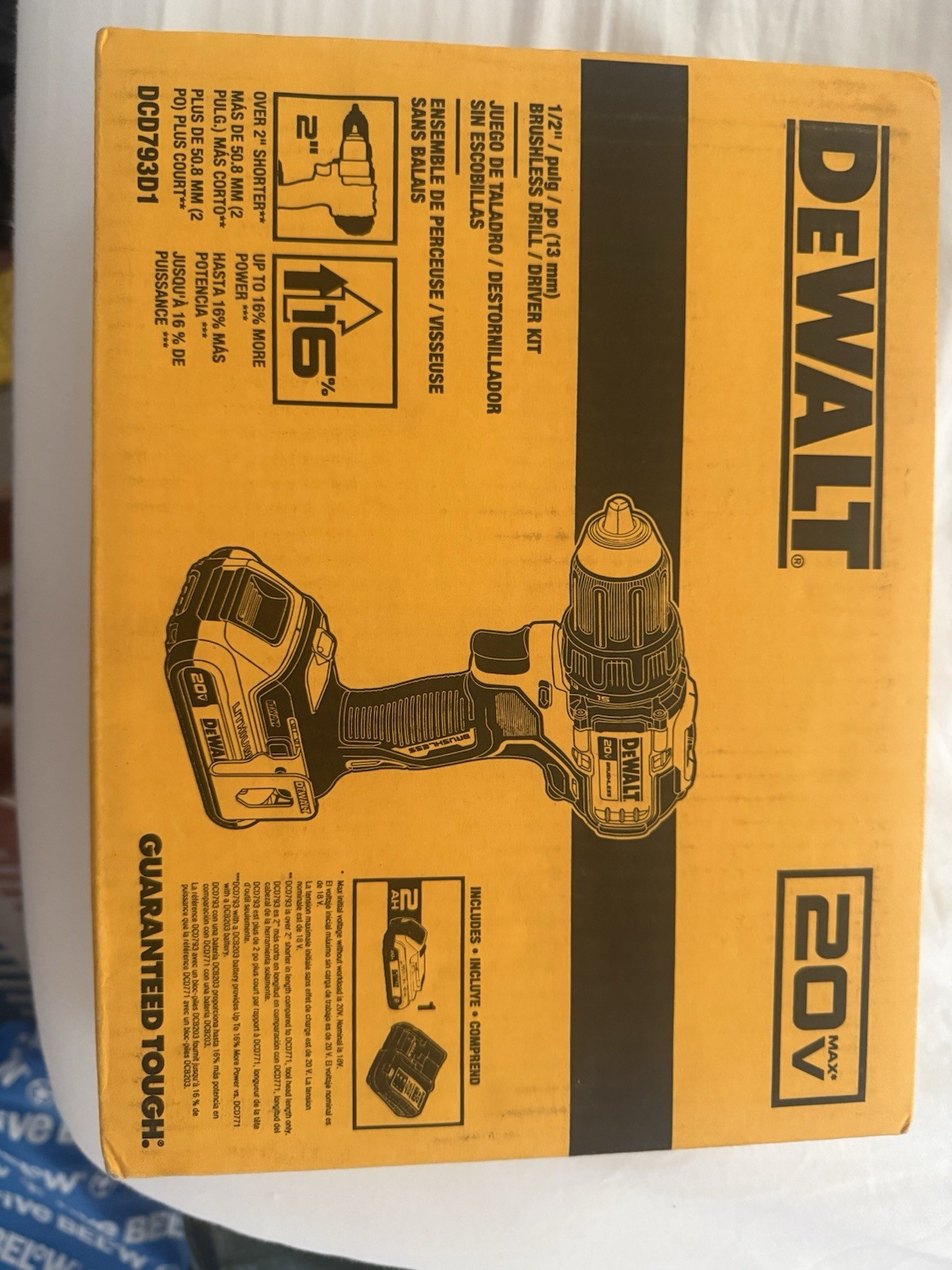 DEWALT 20-volt Max 1/2-in Keyless Brushless Cordless Drill ( 1 -Batteries Includ