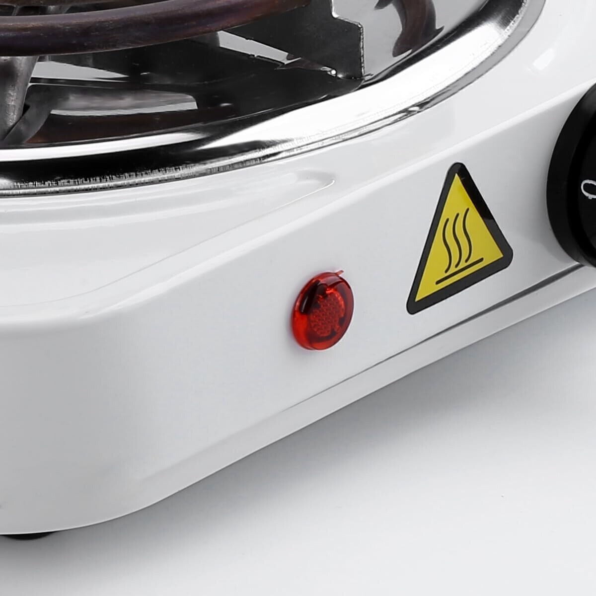 Electric Camping Single Burner Hot Plate Portable Heating Cooking Stove Dorm US