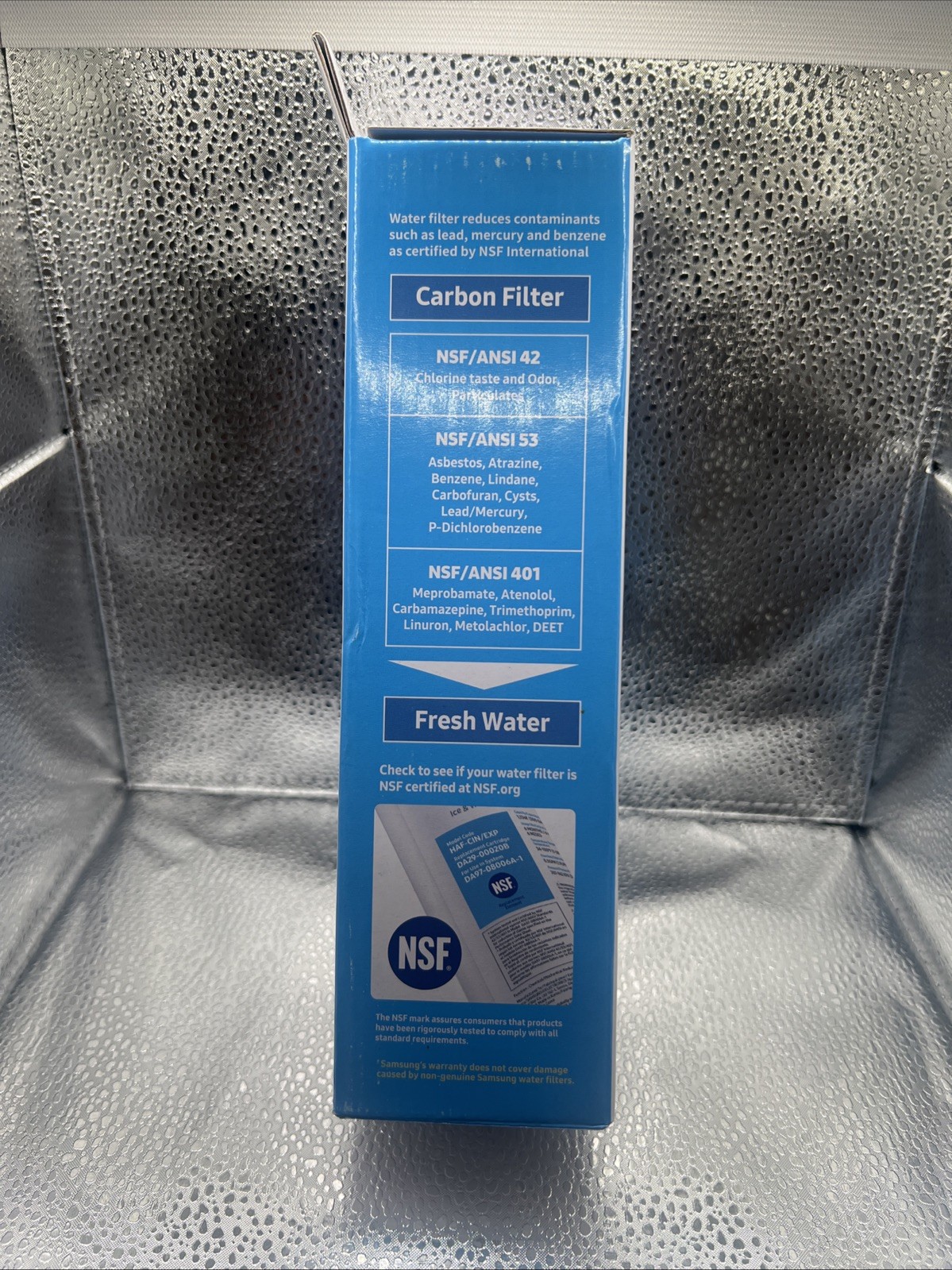 SAMSUNG Genuine Filter for Refrigerator Water and Ice, HAF-CIN