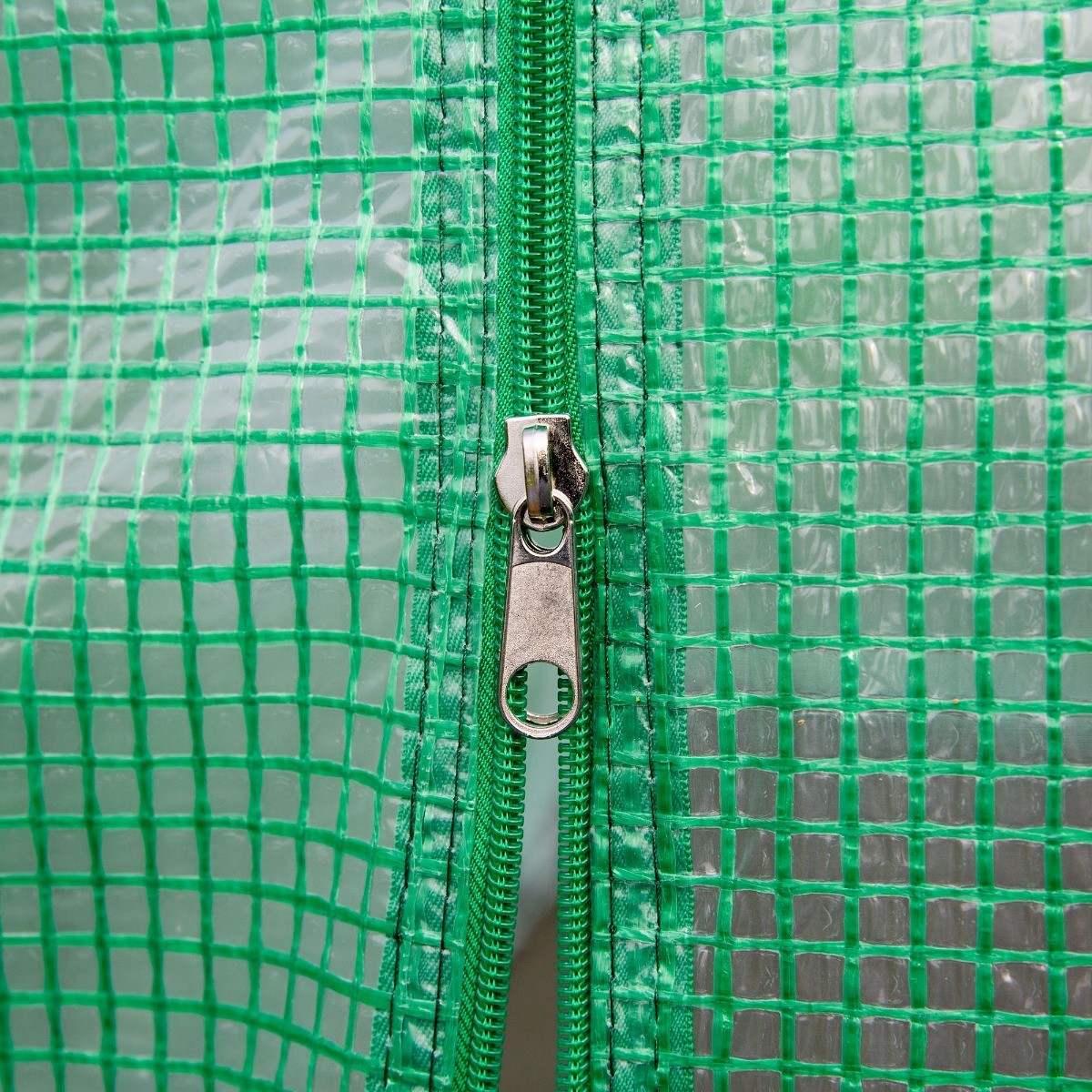 Walk-In Tunnel Greenhouse 11.4 x 9.8 x 6.8 ft Roll-Up Door 6 Windows