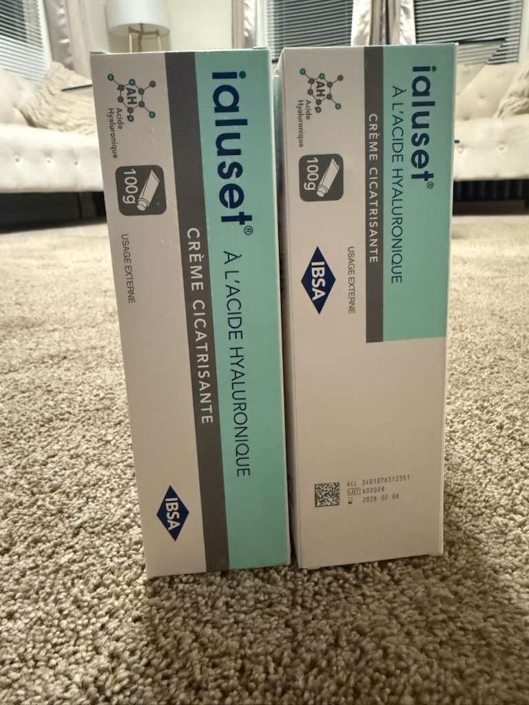 Ialuset Hyaluronic Acid Cream 100g NEW, IN BOX, SEALED TUBE Exp. Date: 09/2028