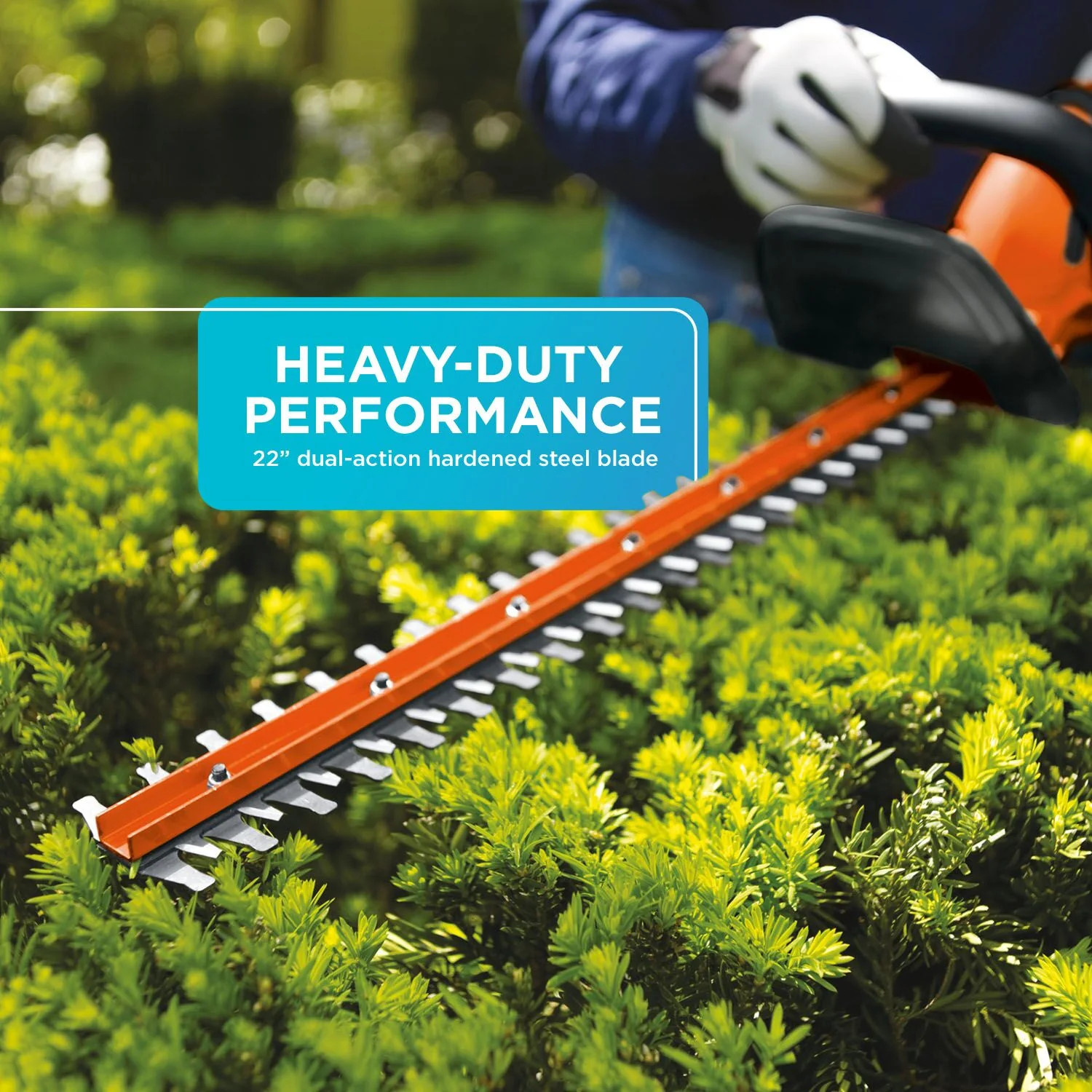 BLACK+DECKER 20V Max* Lithium 22 Inch Hedge Trimmer – LHT2220B