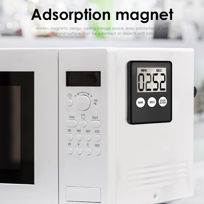 Large LCD Digital Kitchen Cooking Timer Count-Down Up Clock Loud Alarm Magnetic