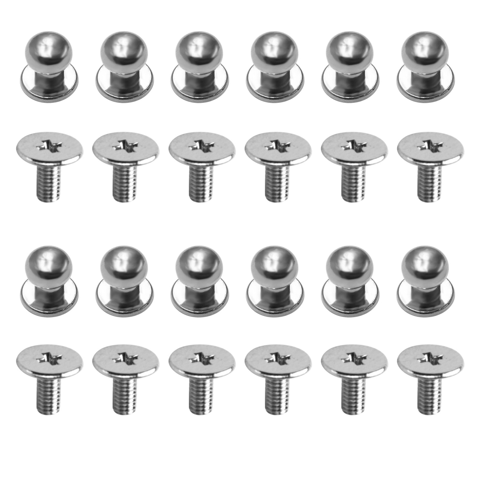 Minipomos de 0,35 x 0,34 pulgadas para cajones tiradores con tornillos de hierro