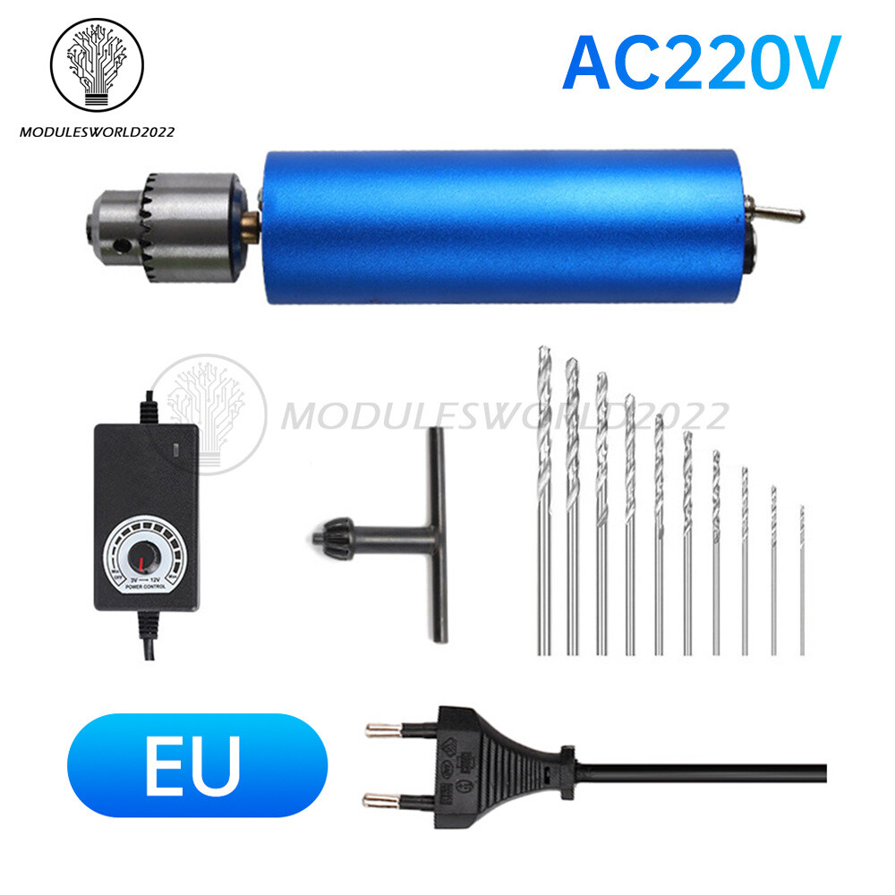 Handheld Mini Metal Electric Grinder Polishing Engraving Stepless Speed Control