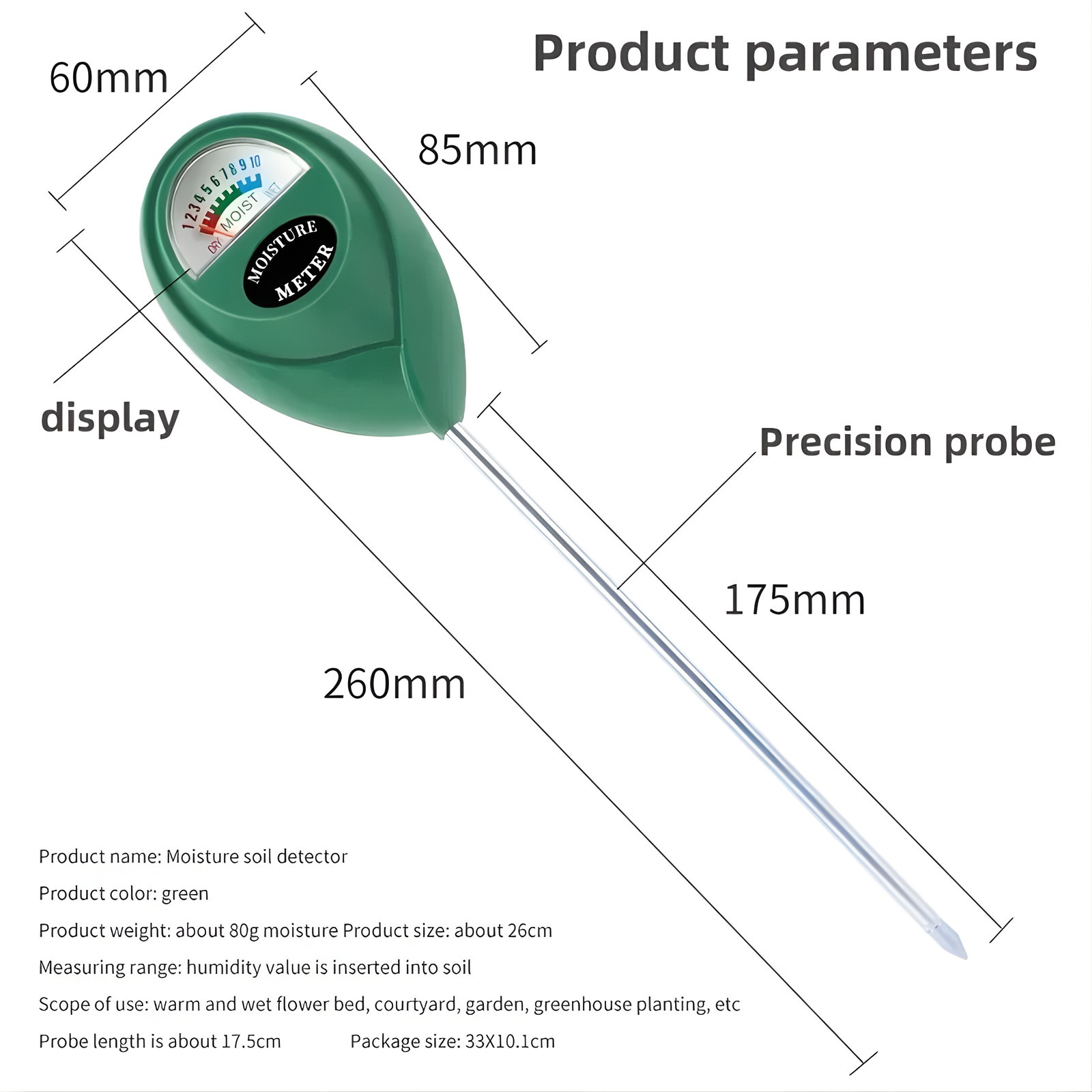 Soil Moisture Meter Watering Plant No Battery Required Water Moisture Hygrometer