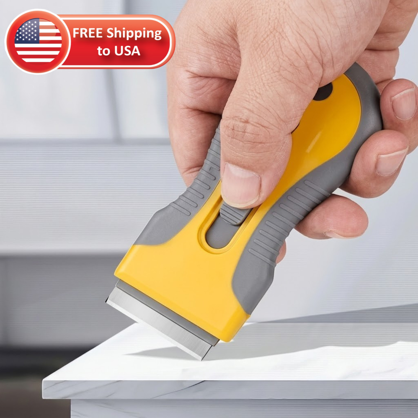 1Pc Razor Cleaning Scraper Household Kitchen Bathroom Grout Sticker Remover Tool