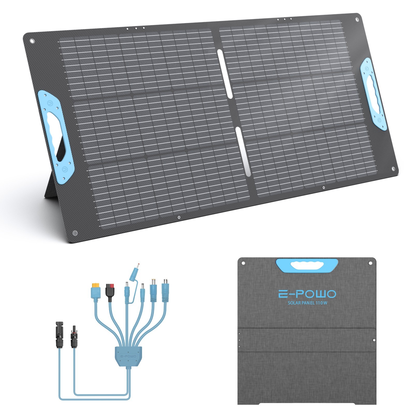 Solar Panel 110W for BLUETTI Elite 100 V2 1024Wh 1800W Portable Power Station