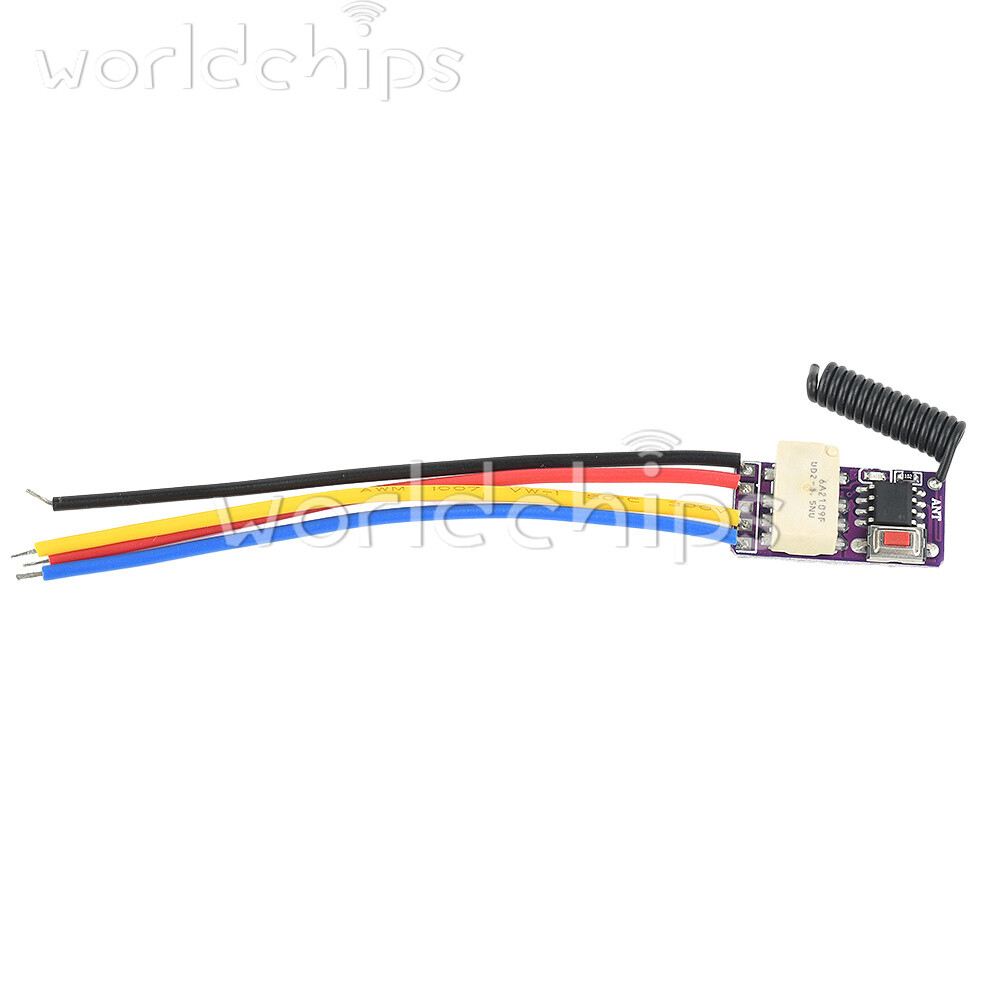 3.7V-12V RF Remote PCB Board 433MHZ Wireless Relay Switch Signal Module New