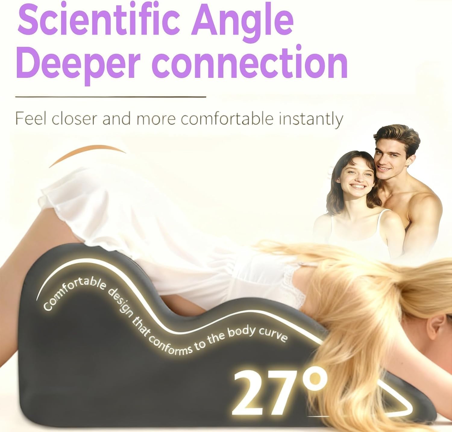 Sweet Spot Pillow, Chiro Monk Pillows for Couples, 27Â° Angle Perfect Positio…