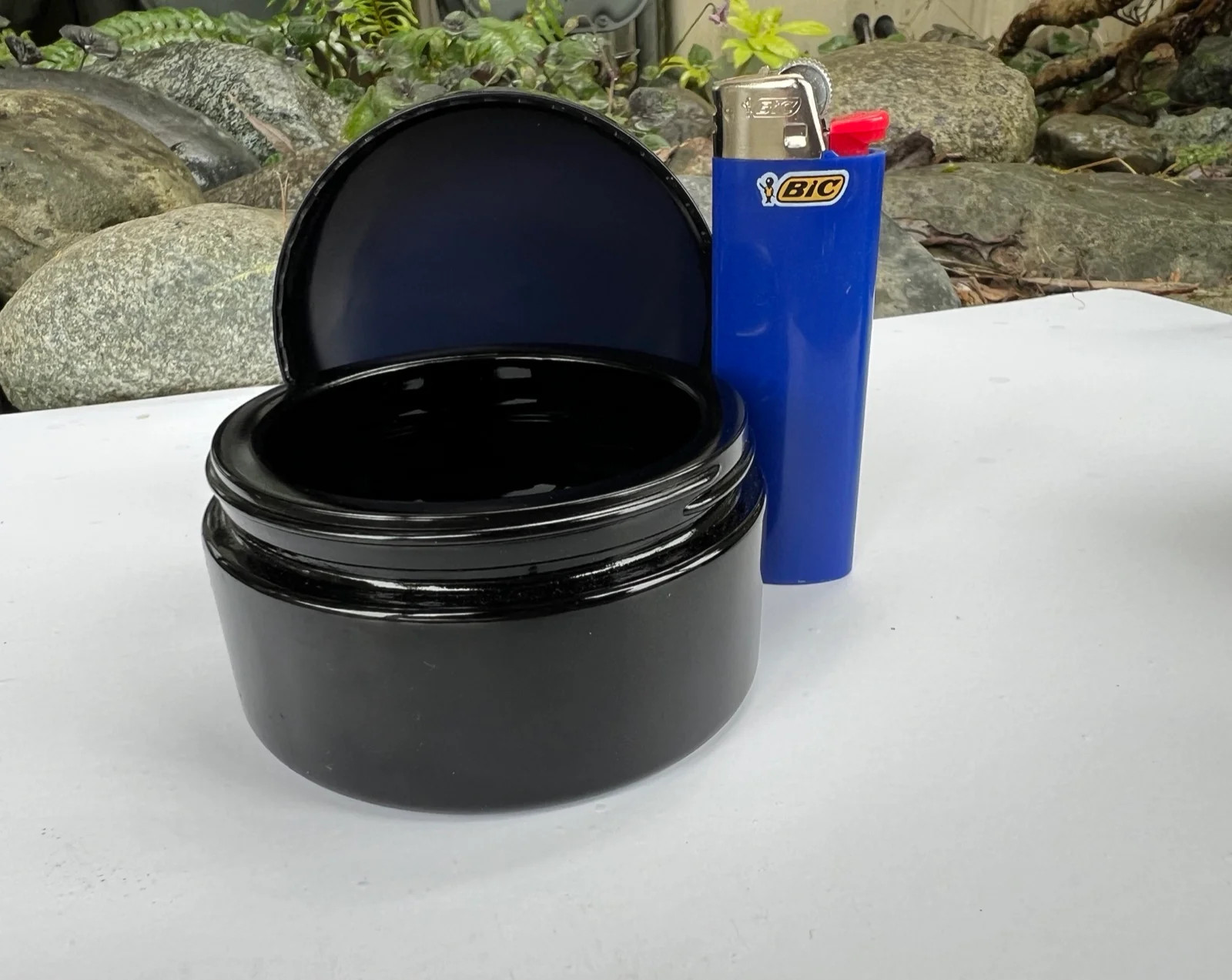 UV Glass Jar 50ml / 100ml Airtight PTFE Lid Smell Proof Stash Storage Container