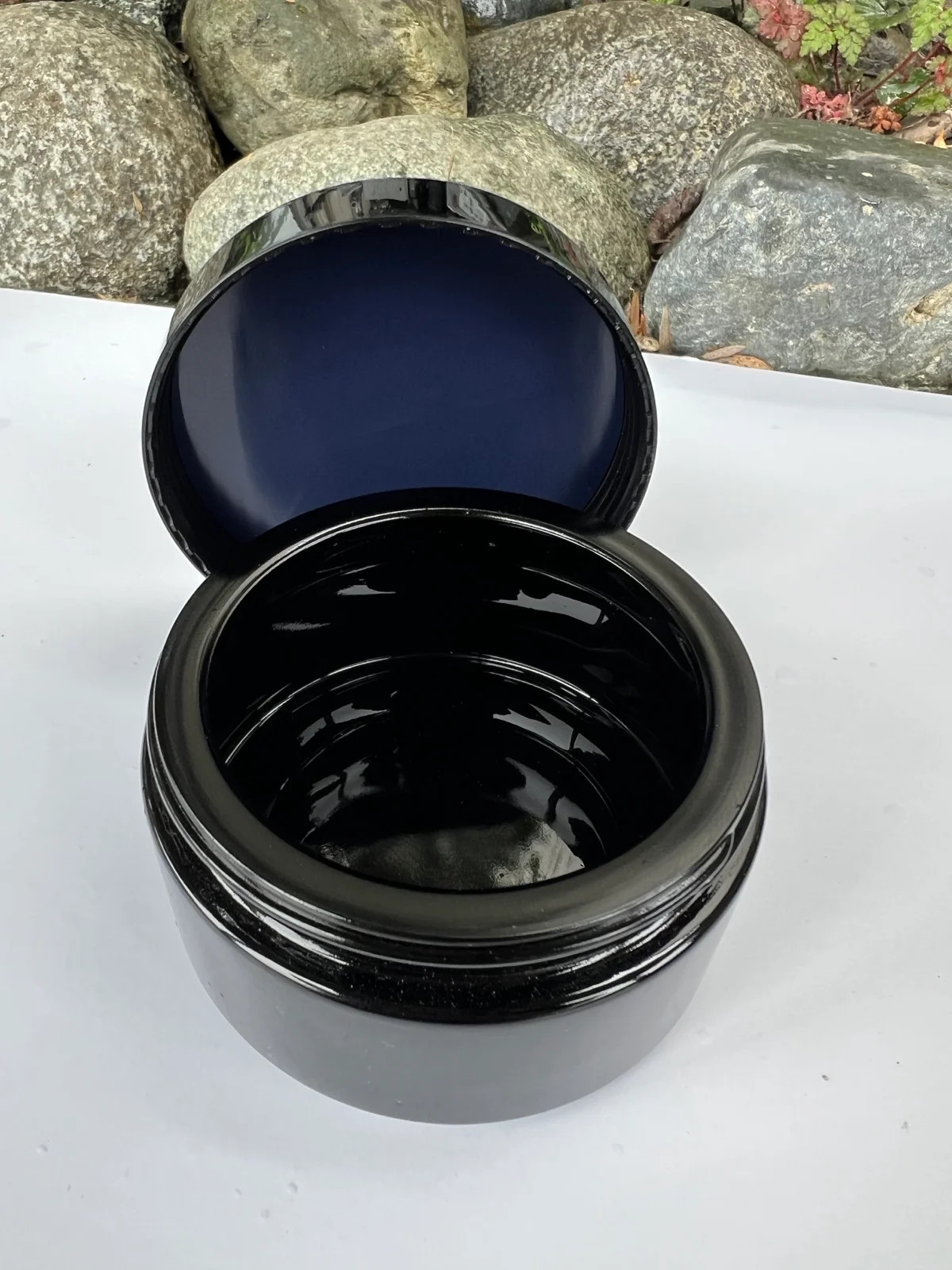 UV Glass Jar 50ml / 100ml Airtight PTFE Lid Smell Proof Stash Storage Container