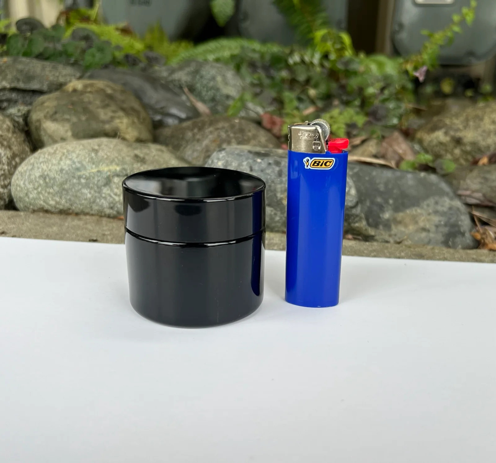 UV Glass Jar 50ml / 100ml Airtight PTFE Lid Smell Proof Stash Storage Container