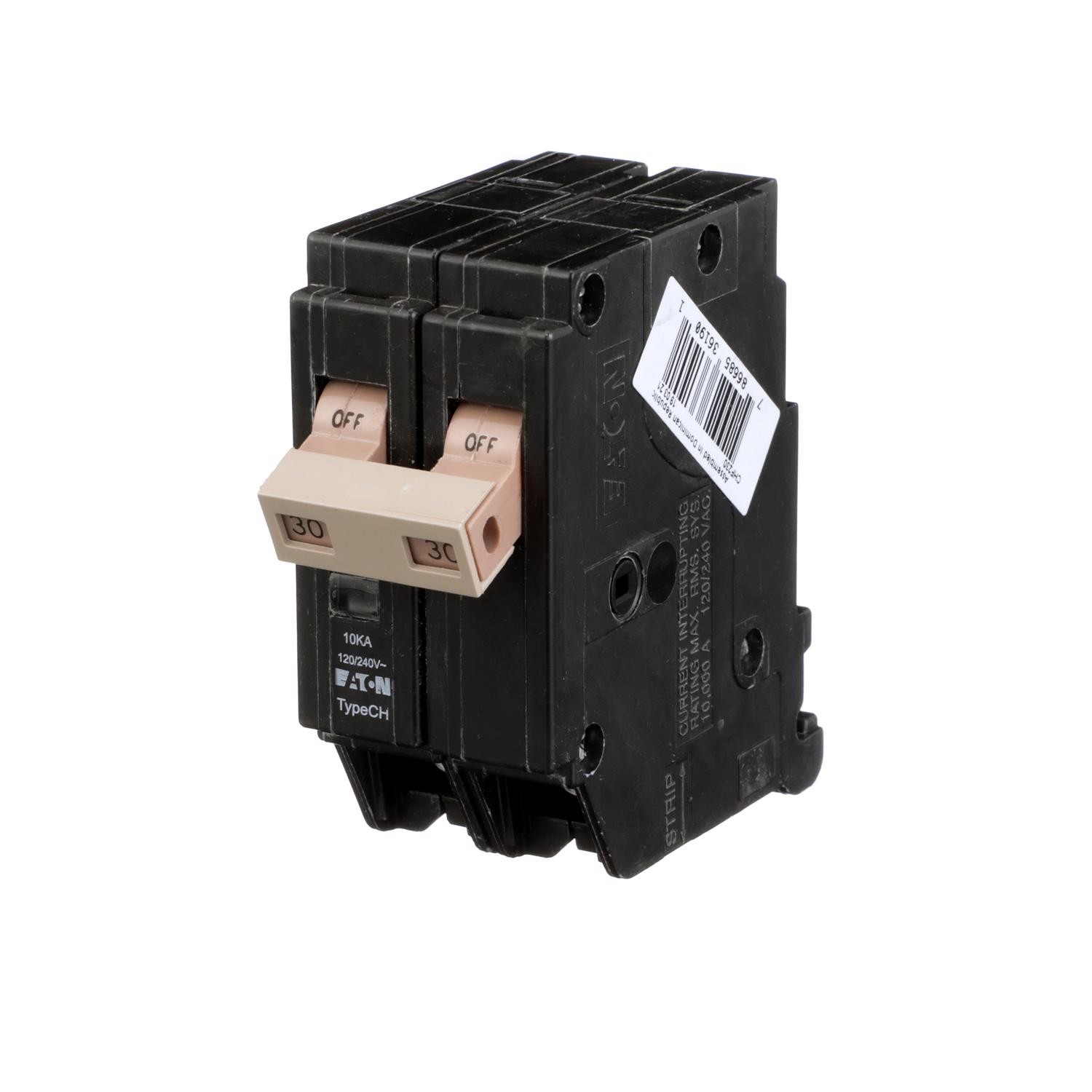 Eaton CHF230 2-Pole 30 amp Circuit Breaker with Flag Indicator