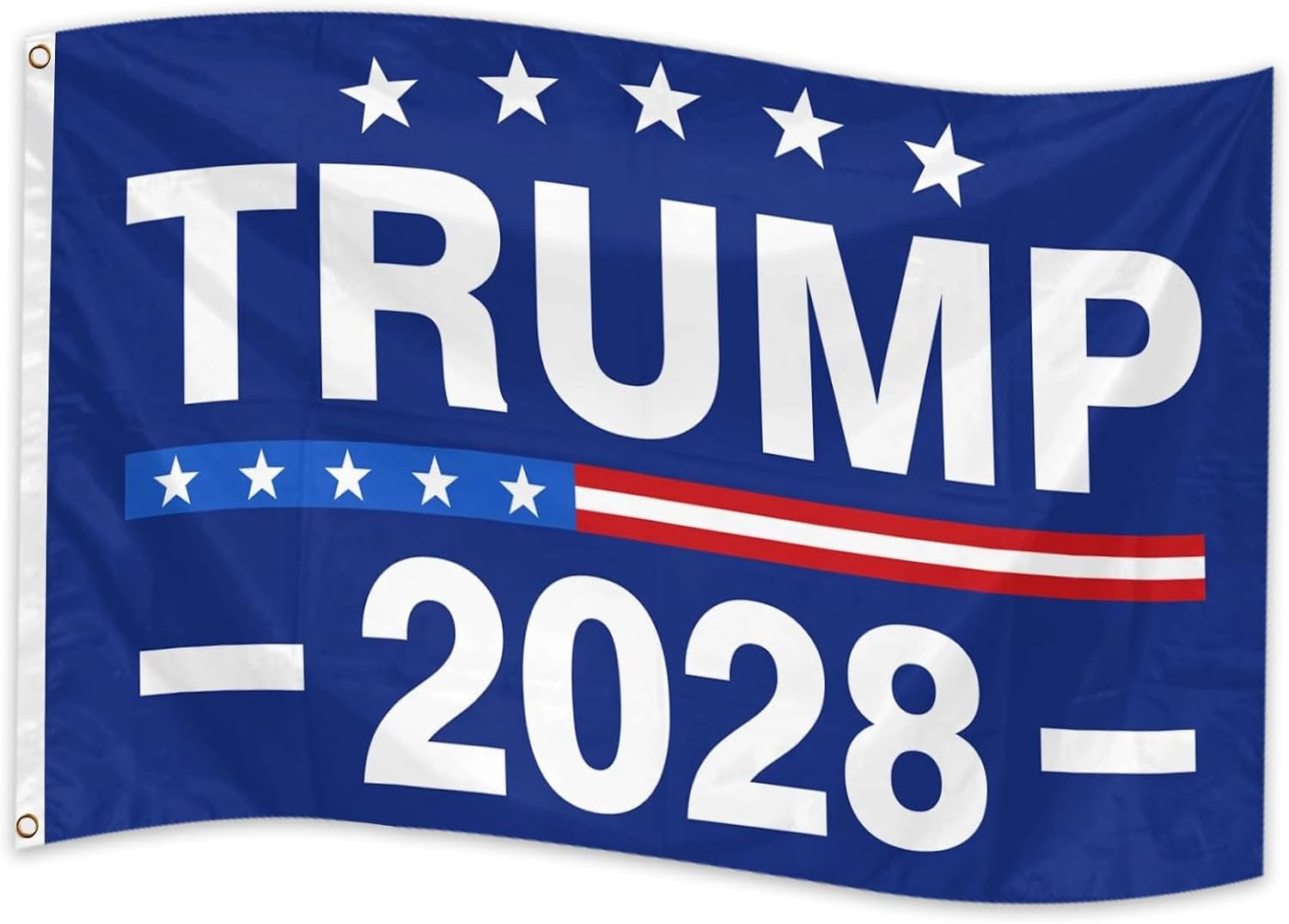 Trump 2028 Flag Double Sided 3×5 FTHeavy-Duty MAGA Banner with 2 Brass Gromm…