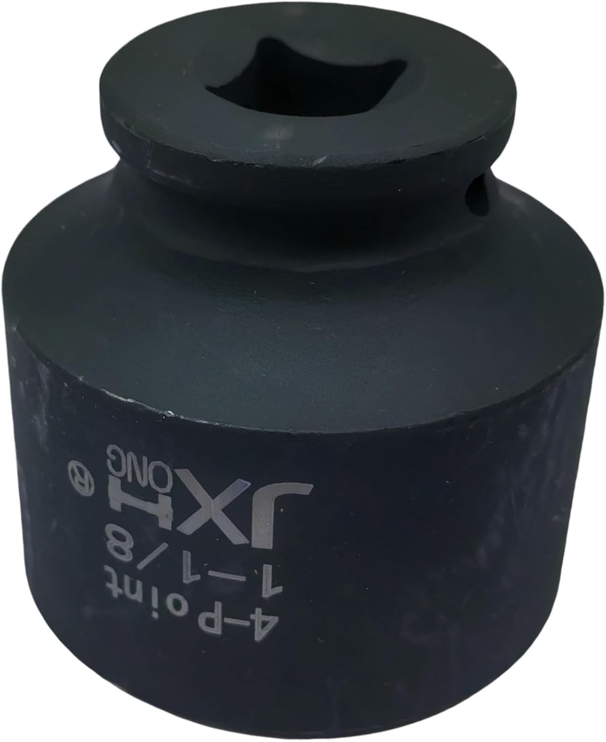 1/2″ Drive 1-1/8″, 4-Point Square Impact Socket, Heat Treated Cr-Mo Alloy Steel