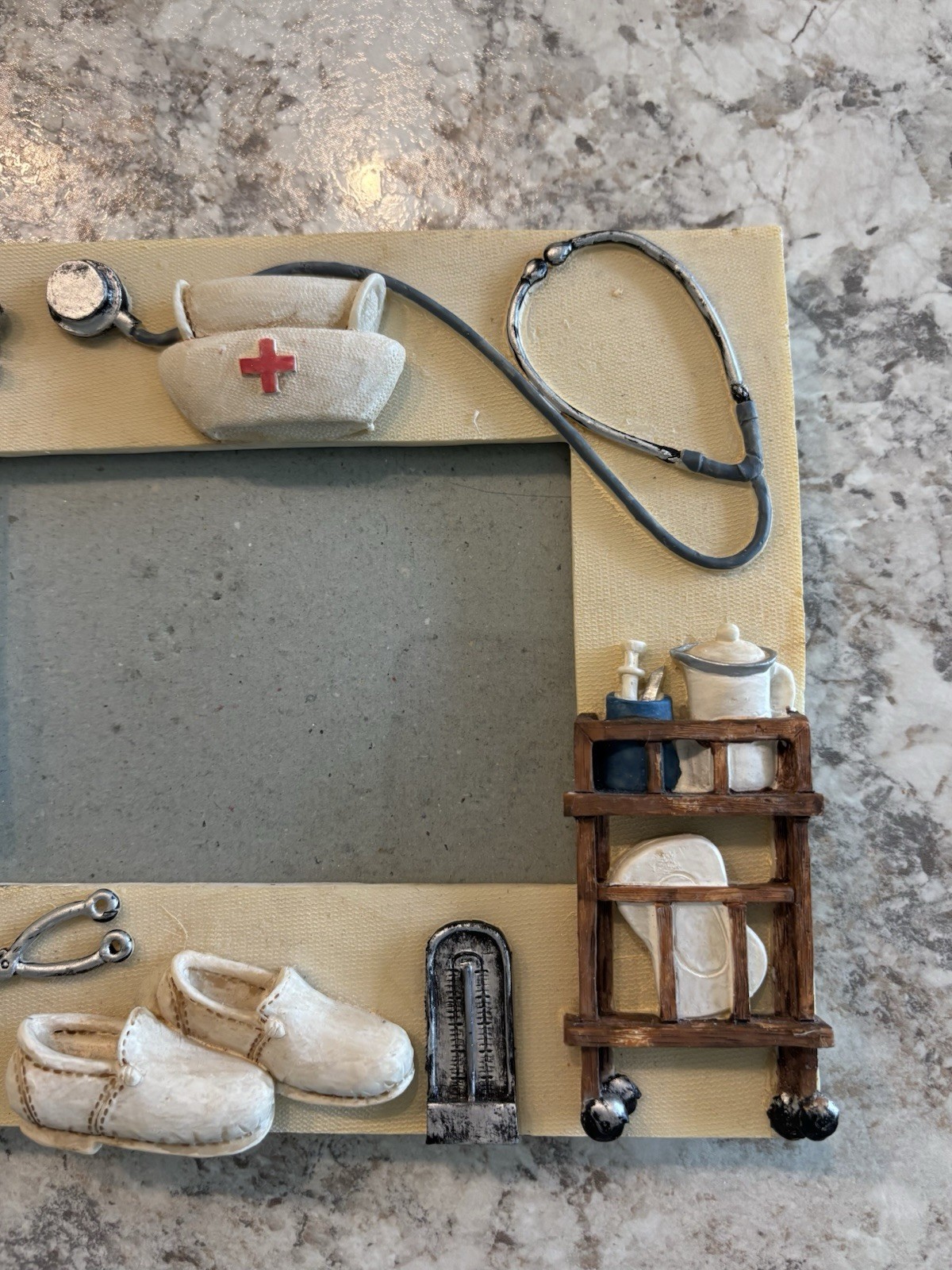 Vintage Nurse Photo Frame 3.5 In X 5 In Eassel Type Back In Box 2001