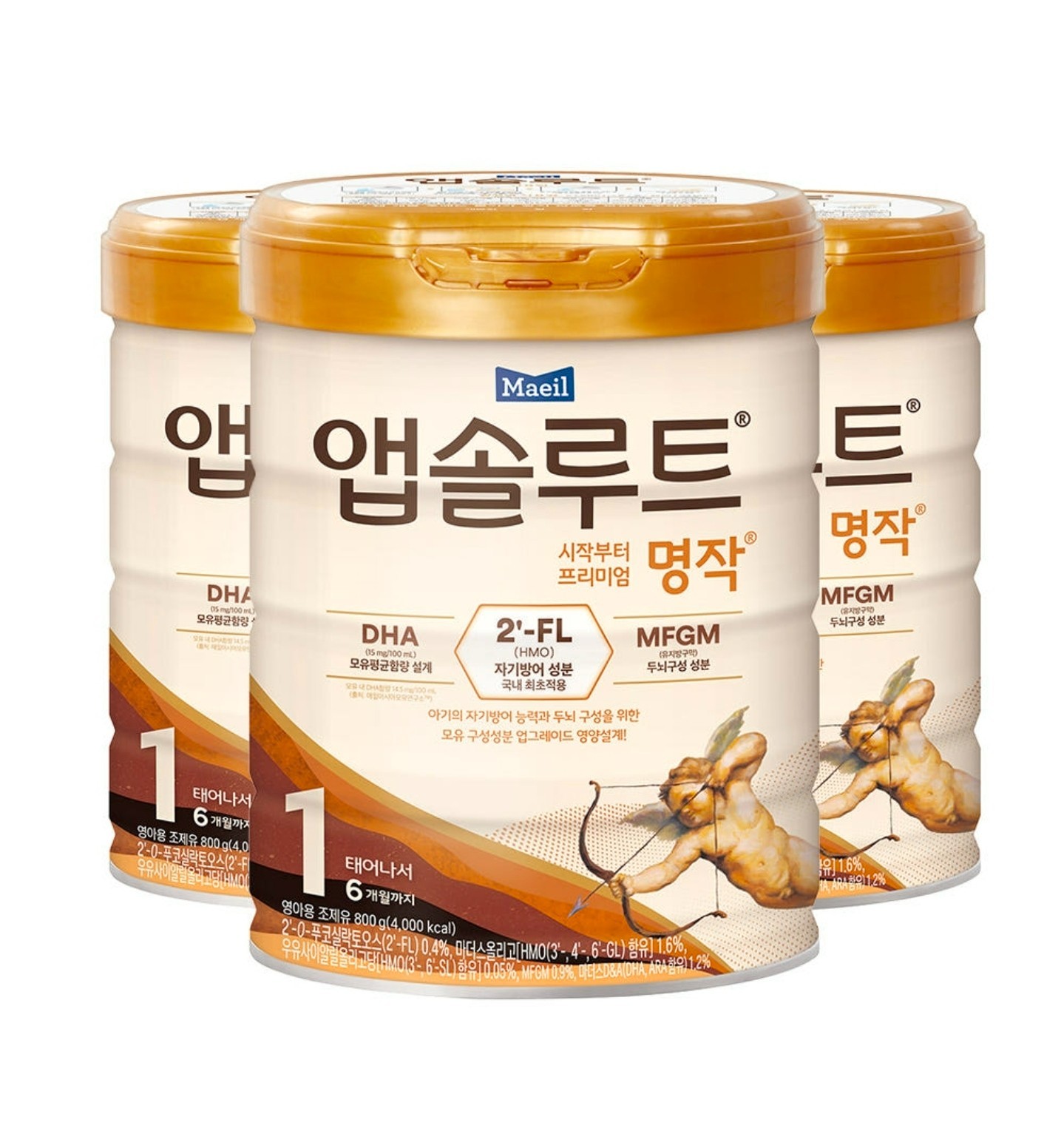 Maeil Absolute Masterpiece Stage 1 (0-6months) Dry Milk Powder 800g x 3EA Korea