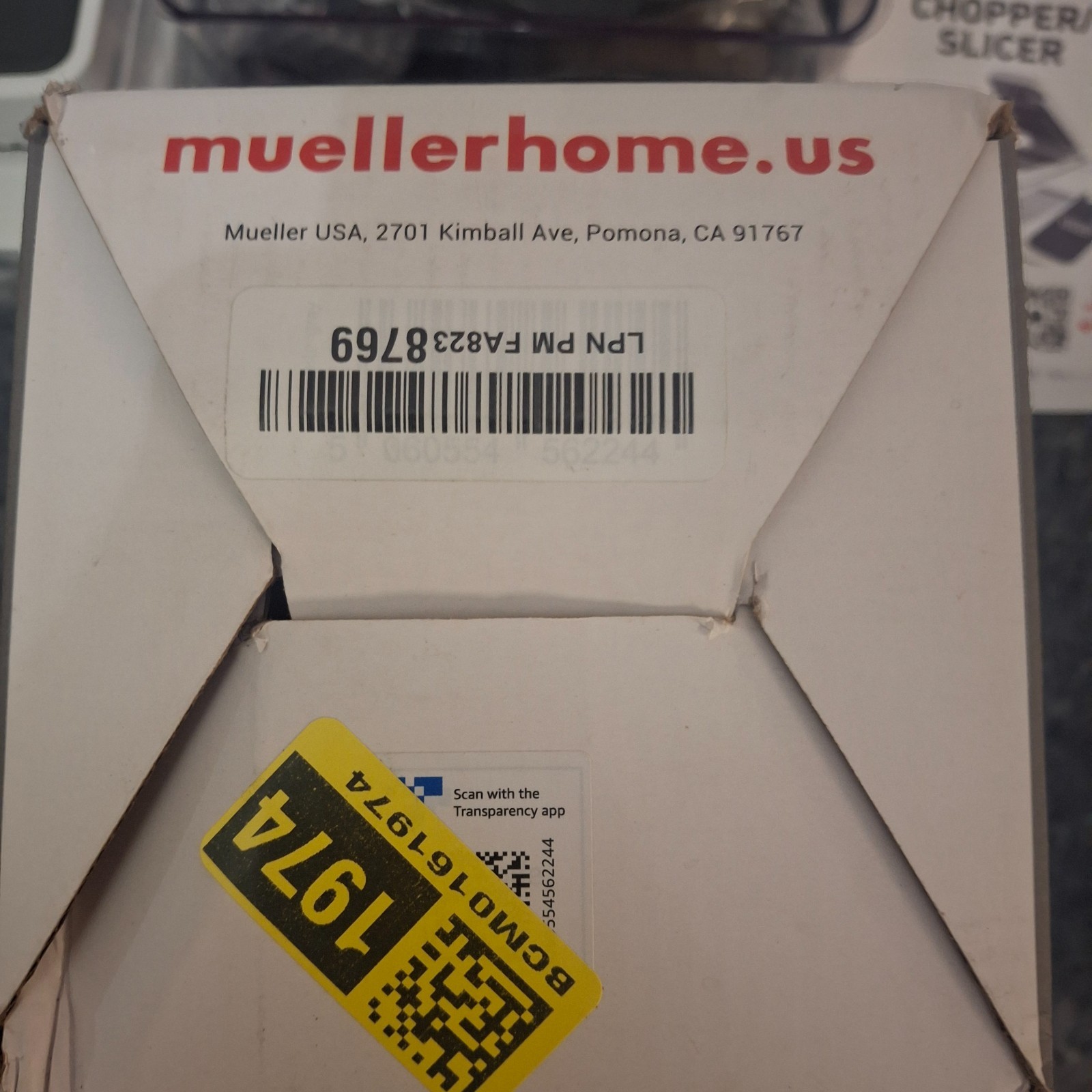 Mueller Pro-Series Multi Chopper Slicer MC-780 White Dicer Julienne Grater