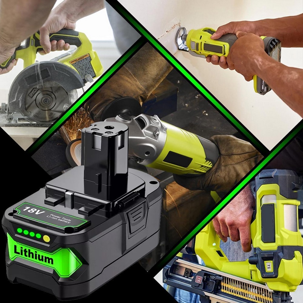 PACK For RYOBI 18V 8.0Ah P108 High Capacity Battery 18Volt Lithium-Ion One Plus