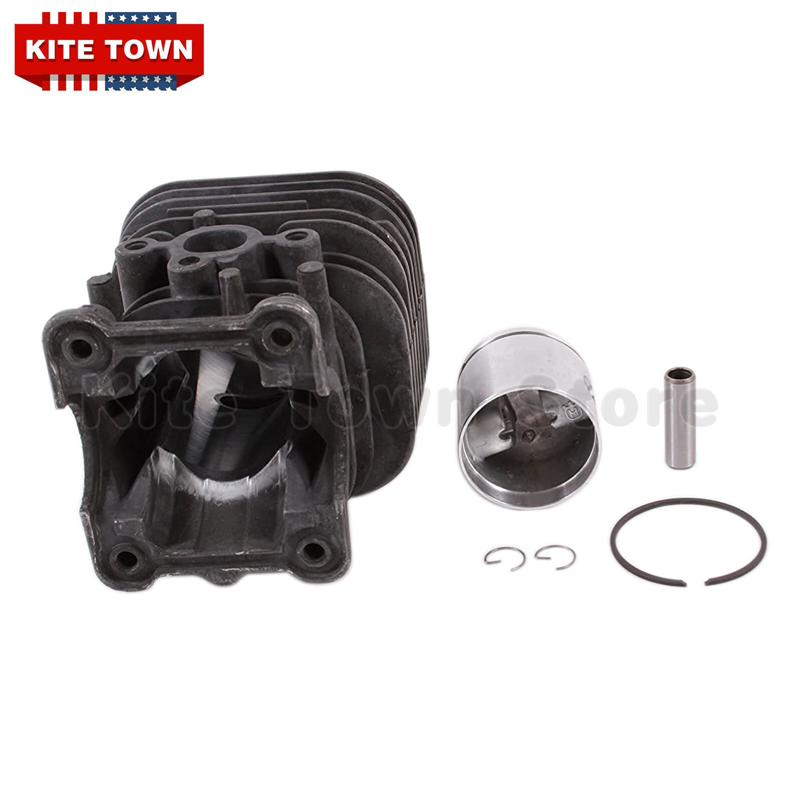 Husqvarna Trimmer Piston & Cylinder Kit for 128C, 128CD, 128LD & More 545008082